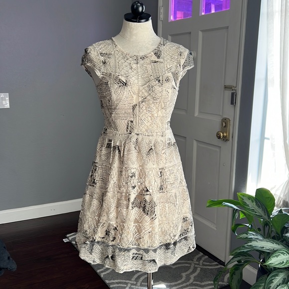 Just Me Fit & Flare Mini Dress - Picture 1 of 9